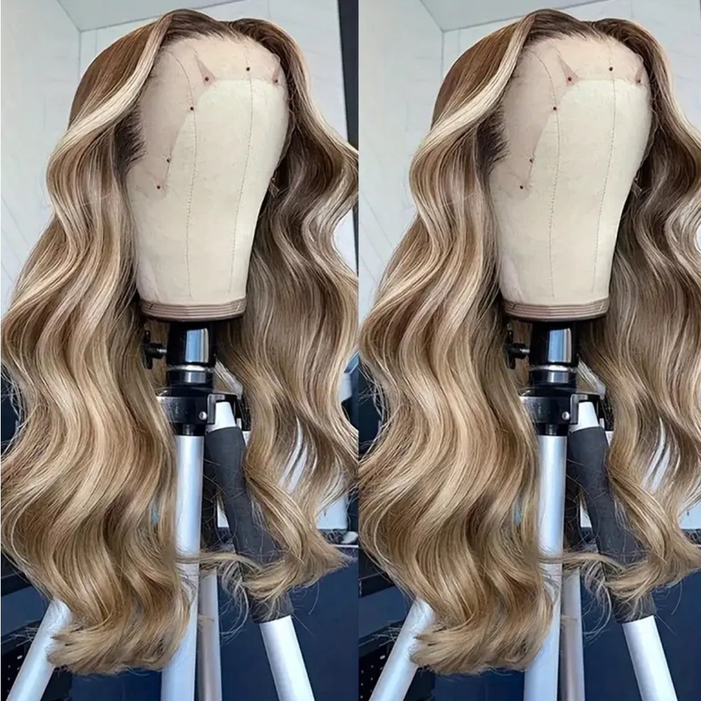 Pre Plucked Lace Front High Quality Ombré Wig